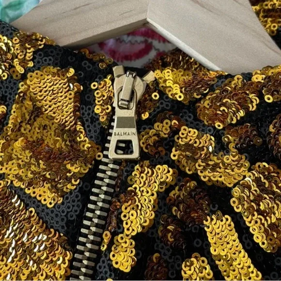 Balmain Gold and Black Sequin Dress is available for purchase on au PAY  Market - Imported Goods Online Store Co.Ltd. | au PAY Market - Online  Shopping Site
